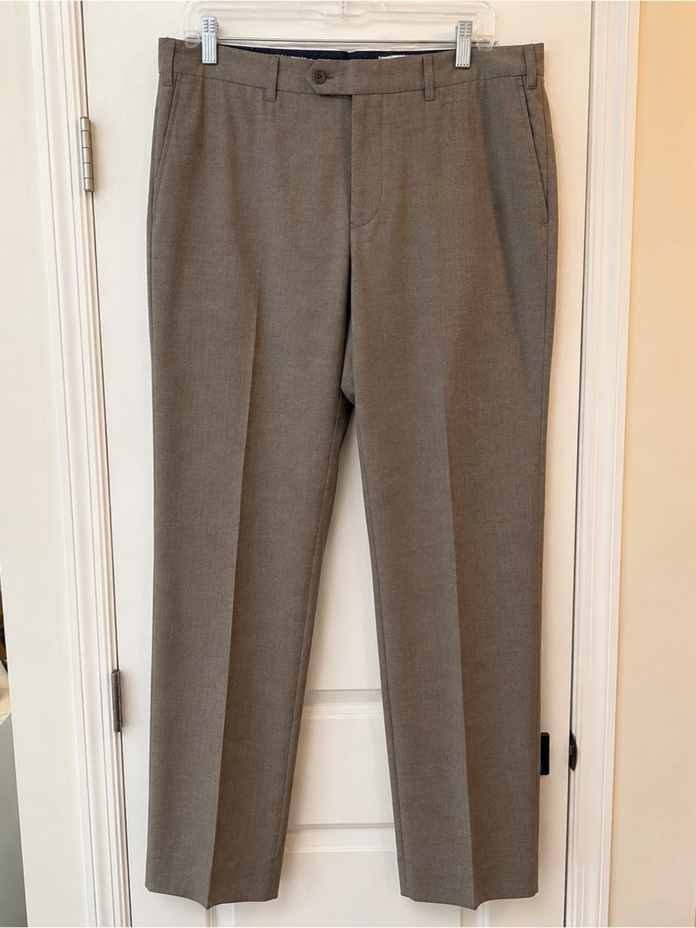 Peter Millar Taupe Wool Tailored Dress Pants 40x31